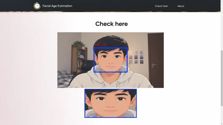 Facial Age Estimation Web Application
